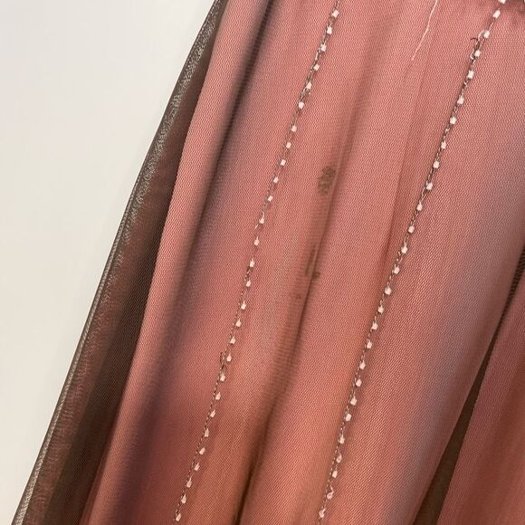 5 for $25🔥IXE Pink Beaded Overlay Dress Size 8 - Picture 7 of 8